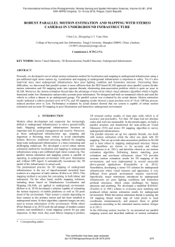 ROBUST PARALLEL MOTION ESTIMATION AND MAPPING WITH