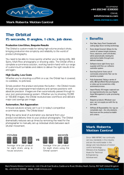 The Orbital - Mark Roberts Motion Control