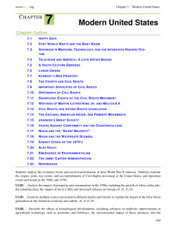 Modern United States - Portland High School