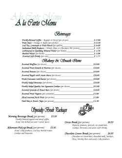 Morning Beverage Break - Quality Inn Spokane Valley