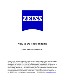 How to Do Tiles Imaging - Harvard Center for Biological Imaging