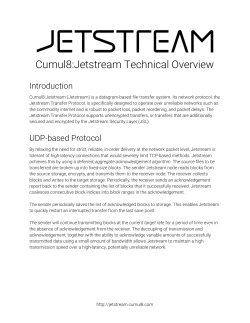 Cumul8:Jetstream Technical Overview