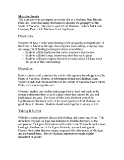 Mapping the Straits - Mackinac State Historic Parks