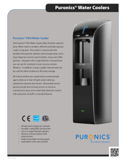 Puronics® Water Coolers - Northeast Water Systems