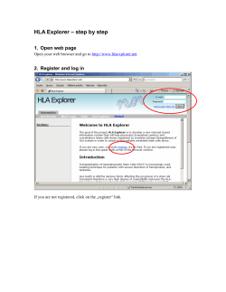 Manual - HLA Explorer