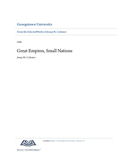 Great Empires, Small Nations - SelectedWorks