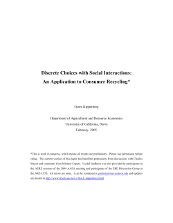 Discrete Choices with Social Interactions: An Application to