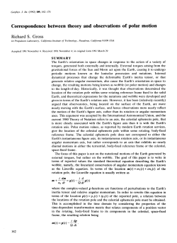 Correspondence between theory and