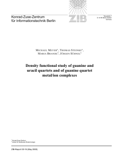 Density functional study of guanine and uracil quartets