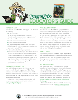 educator`s guide - National Wildlife Federation