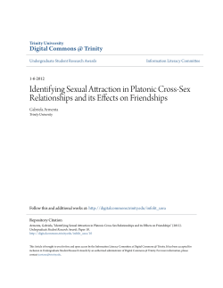 Identifying Sexual Attraction in Platonic Cross