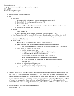 First and Last name Language Arts Class Period (fill in once your