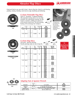 Flap Discs - Anderson Products