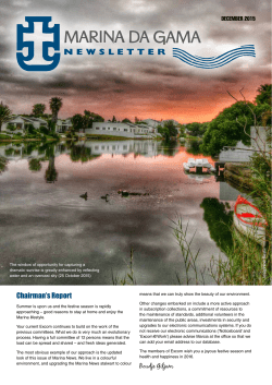 dECEMBER 2015 - Marina da Gama