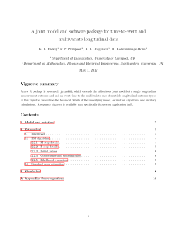 A joint model and software package for time-to