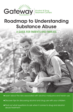 Roadmap to Understanding Substance Abuse