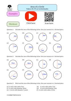 Area of a Circle