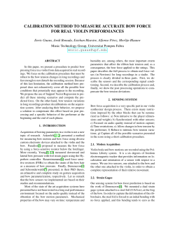 Calibration method to measure accurate bow force for real violin