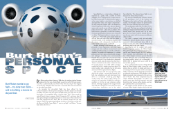 Burt Rutan`s - National Space Society