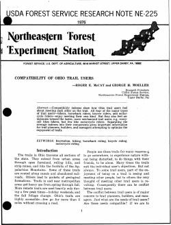 Urtheastern Forest, `Experiment Statiog