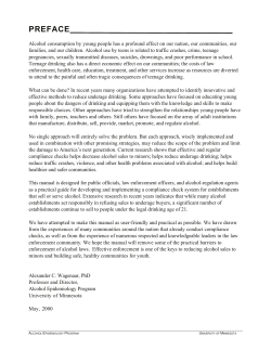 Compliance Check Manual - Prevention Research Center