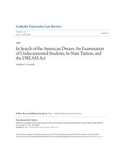 In Search of the American Dream: An Examination of
