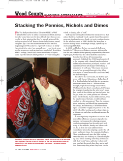 Stacking the Pennies, Nickels and Dimes