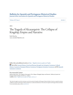 The Tragedy of Alcazarquivir: The Collapse of Kingship, Empire and