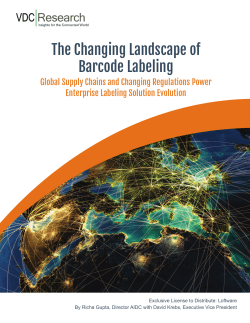 The Changing Landscape of Barcode Labeling