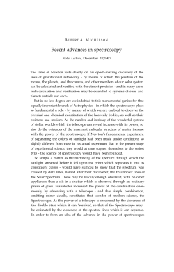 Albert A. Michelson - Nobel Lecture