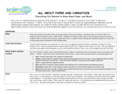 all about paper and cardstock