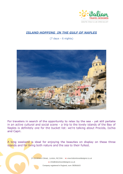 Island Hopping - Italian Travel Designer