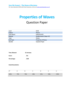 Properties of Waves
