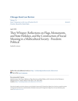 They Whisper: Reflections on Flags, Monuments, and