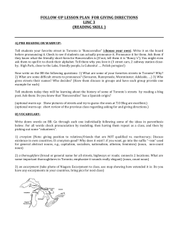 follow-up lesson plan