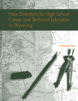 New Directions for High School Career and Technical Education in