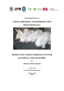 animal breeding and reproduction - RiuNet