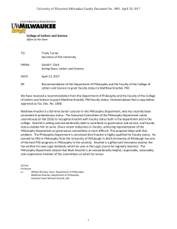 College of Letters and Science