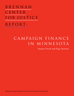 campaign finance in minnesota