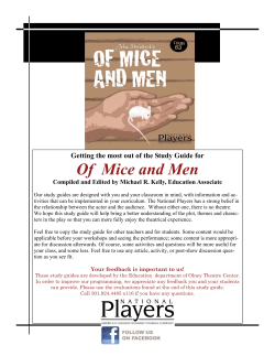 Of Mice and Men Study Guide