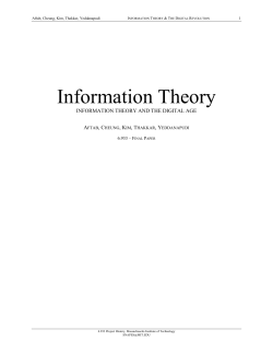 Information Theory