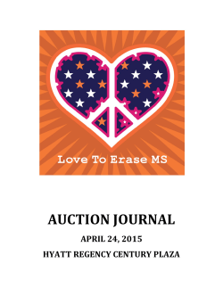 auction journal - Race to Erase MS