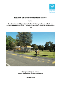 Review of Environmental Factors