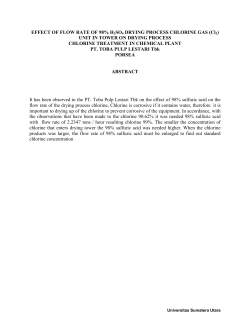 EFFECT OF FLOW RATE OF 98% H2SO4