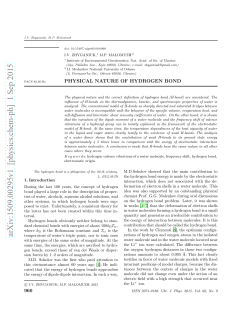 Physical Nature of Hydrogen Bond