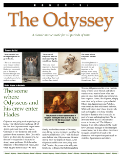 The Odyssey - HonorsEnglish10C