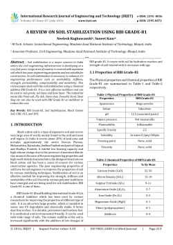 a review on soil stabilization using rbi grade-81