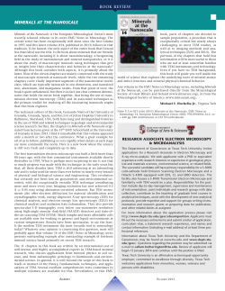 minerals at the nanoscale