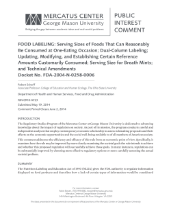 public interest comment