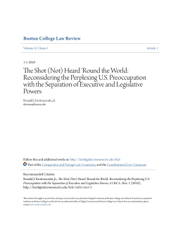 The Shot (Not) Heard `Round the World: Reconsidering the